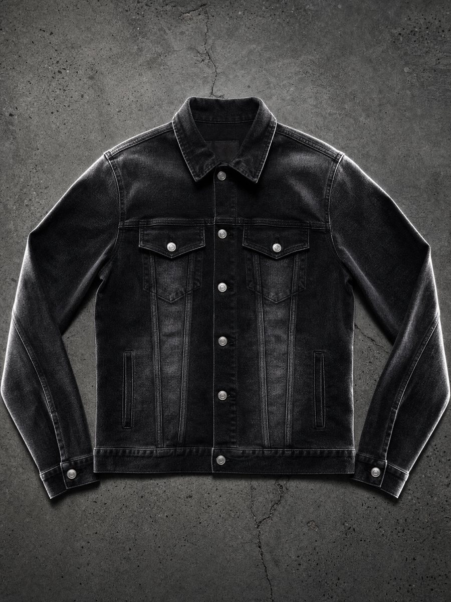 Dark wash denim jacket
